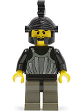 LEGO cas023 Fright Knights - Knight 1, Black Dragon Helmet, no Plume
