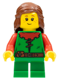 LEGO cas573 Forest Girl - Red, Long Hair